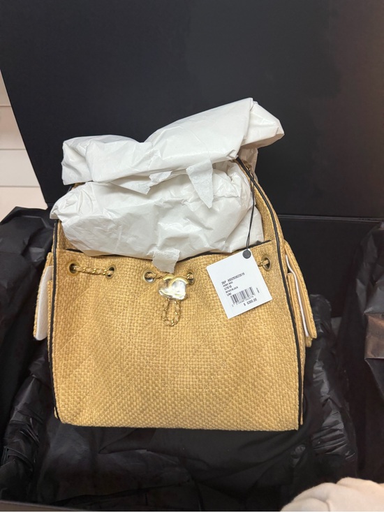 CHANEL Handbags - CHANEL 25 Raffia SMALL